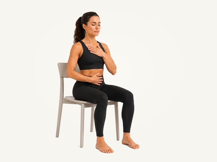 Diaphragmatic Breathing demonstration