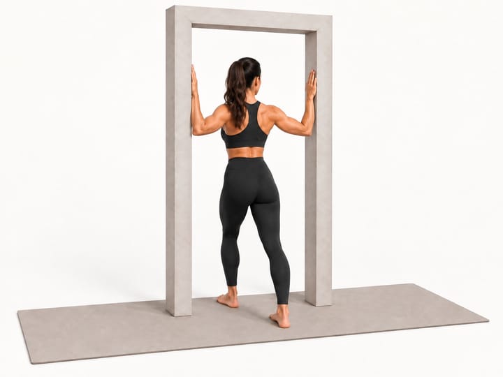 Doorway Chest Stretch demonstration