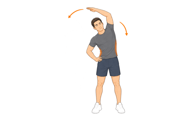 Dynamic Side Bends demonstration
