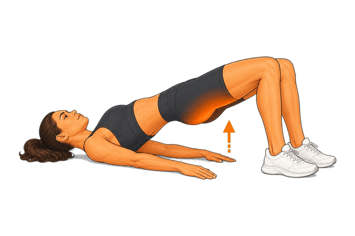 Glute Bridges demonstration