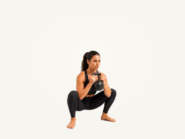Goblet Squat Hold demonstration