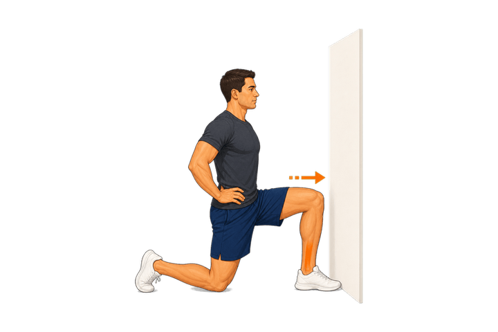 Knee-to-Wall Ankle Mobility demonstration