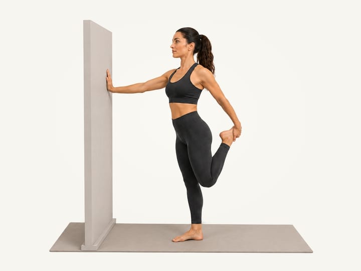 Standing Quad Stretch demonstration