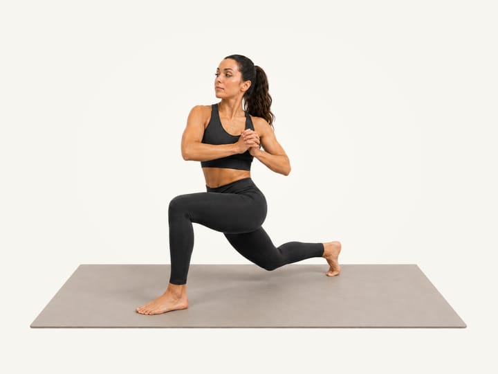 Reverse Lunge with Rotation demonstration