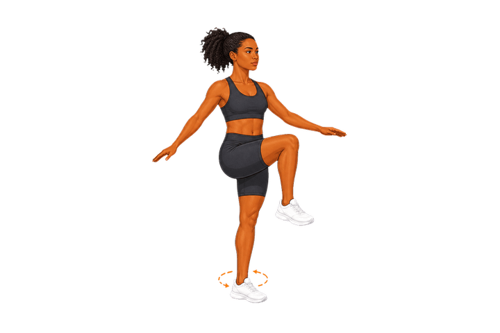 Single-Leg Balance demonstration