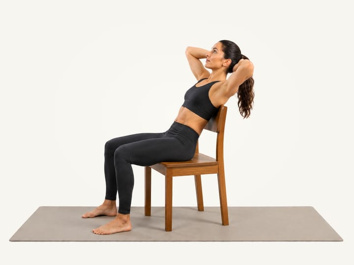 Seated Thoracic Extension demonstration