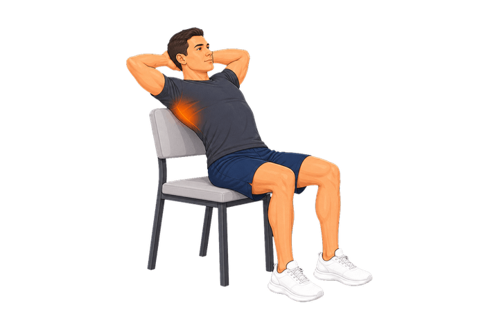 Seated Thoracic Extension demonstration