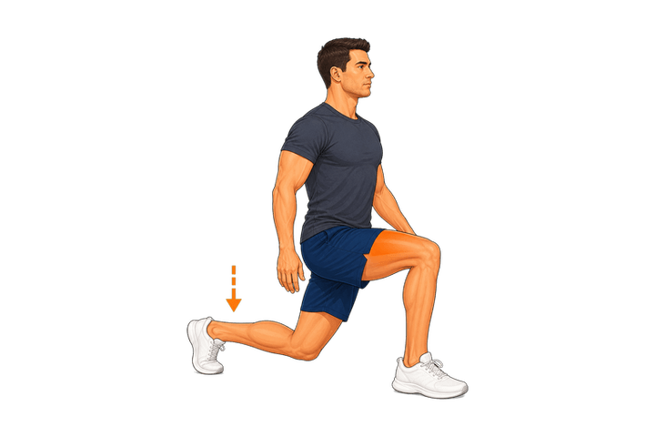 Walking Lunges demonstration